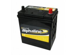 Автомобильный аккумулятор AlphaLINE SD 46В19L 44 А.ч Азия, узкий. Обратная полярность,тонкие клемм