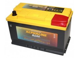 Автомобильный аккумулятор AlphaLINE AGM L4 (AX 580800/58020) 80 А.ч Обратная полярность