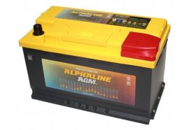 Автомобильный аккумулятор AlphaLINE AGM L4 (AX 580800/58020) 80 А.ч Обратная полярность 