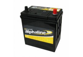 Автомобильный аккумулятор AlphaLINE SD 46В19L 44 А.ч Азия, узкий. Обратная полярность,тонкие клемм