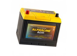 Аккумулятор автомобильный AlphaLINE AGM D26L 75R с бортом 720 А обр. пол. 75 Ач (AX D26L)