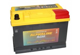 Аккумулятор автомобильный AlphaLINE AGM 70R 760 А обр. пол. 70 Ач (AX 570 760/570 020)