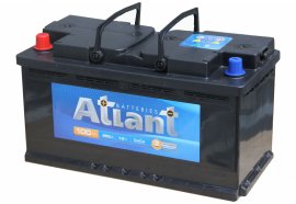 Аккумулятор автомобильный ATLANT 100 А/ч прямая полярность (росс.)