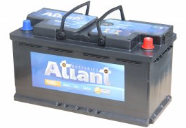 Аккумулятор автомобильный ATLANT 100 A/ч обратная полярность (евро.)