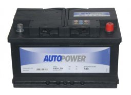 Аккумулятор автомобильный AUTOPOWER 80 А/ч 580 406 074 F80LB4 обратная полярность (низкий)