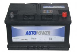Аккумулятор автомобильный AUTOPOWER 80 А/ч 580 406 074 F80LB4 обратная полярность (низкий)