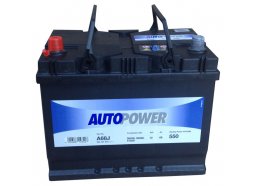 AUTOPOWER 68 А/ч 568 404 055 A68J прямая полярность (АЗИЯ)
