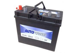Аккумулятор автомобильный AUTOPOWER 45 А/ч А45JX прямая полярность (тонк. клеммы)