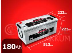 Аккумулятор автомобильный BERGA 180 А/ч truck power-block обратная полярность