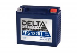 Аккумулятор для мототехники DELTA EPS 12201 310 А обр. пол. 20 Ач (YTX20HL-BS, YTX20L-BS)