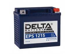 Мото-аккумулятор Delta EPS 1215 15 Ач, 220А (149x87x144) YTX14L- ВS обратная пол.