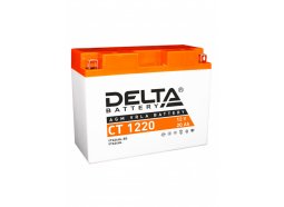 Аккумулятор для мототехники DELTA CT 1220 250 А обр. пол. 20 Ач (Y50-N18L-A3, YTX24HL-BS, YTX24HL)