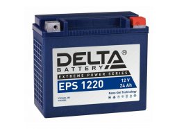 Аккумулятор для мототехники DELTA EPS 1220 350 А обр. пол. 24 Ач (YTX24HL-BS, YTX24HL)