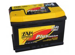 ZAP PLUS 6CT -75 Ah 575 19 прямая полярность
