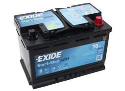 Аккумулятор автомобильный EXIDE Start-Stop AGM EK700 (70R) 760 А обр. пол. 70 Ач (EK700)