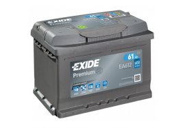Аккумулятор автомобильный EXIDE Premium EA612 (61R) низкий 600 А обр. пол. 61 Ач (EA612)