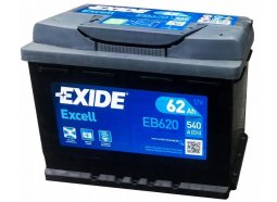 Аккумулятор Exide Excell 62R (540A 242x175x190) EB620