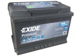 Аккумулятор автомобильный EXIDE Premium EA770 (77R) 770 А обр. пол. 77 Ач (EA770)