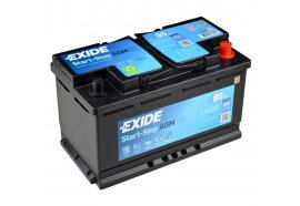 Аккумулятор автомобильный EXIDE Start-Stop AGM EK800 (80R) 800 А обр. пол. 80 Ач (EK800)