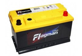 Автомобильный аккумулятор Flagman 80 А.ч (58000) Обратная полярность, низкий 