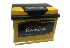 Аккумулятор для автомобиля KAINAR 62 А.ч Обратная полярность