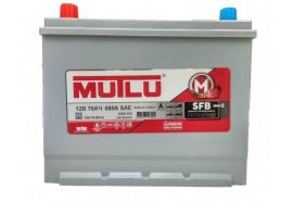 Автомобильный аккумулятор MUTLU SFB M2 SMF 80D26FR 70 A.ч Прямая полярность. Азия высокая