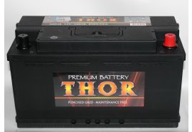 Аккумулятор автомобильный THOR 100 А/ч 60038 обратная полярность
