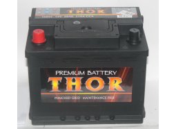 Аккумулятор автомобильный THOR 60 А/ч 56031 прямая полярность