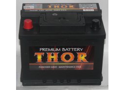Аккумулятор автомобильный THOR 62 А/ч 56220 прямая полярность