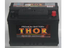 Аккумулятор автомобильный THOR 80 А/ч 58014 обратная полярность