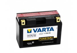 Мото-аккумулятор Varta FUNSTART AGM 8 Ач 115А (149x70x105) прямая пол. 509 902 008, YT9B-BS сухозар. – YT9B-4,YT9B-BS