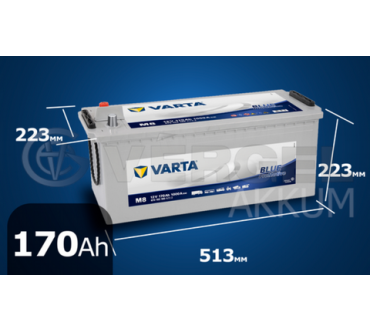 VARTA 170 А/ч M8 Promotive Blue