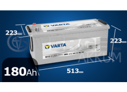 Аккумулятор автомобильный VARTA 180 А/ч M18 promotive silver