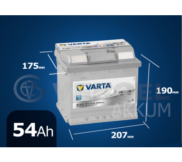 VARTA 54 А/ч C30 Silver Dynamic