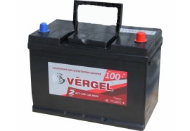 Аккумулятор автомобильный VERGEL 100 А/ч ASIA обратная полярность
